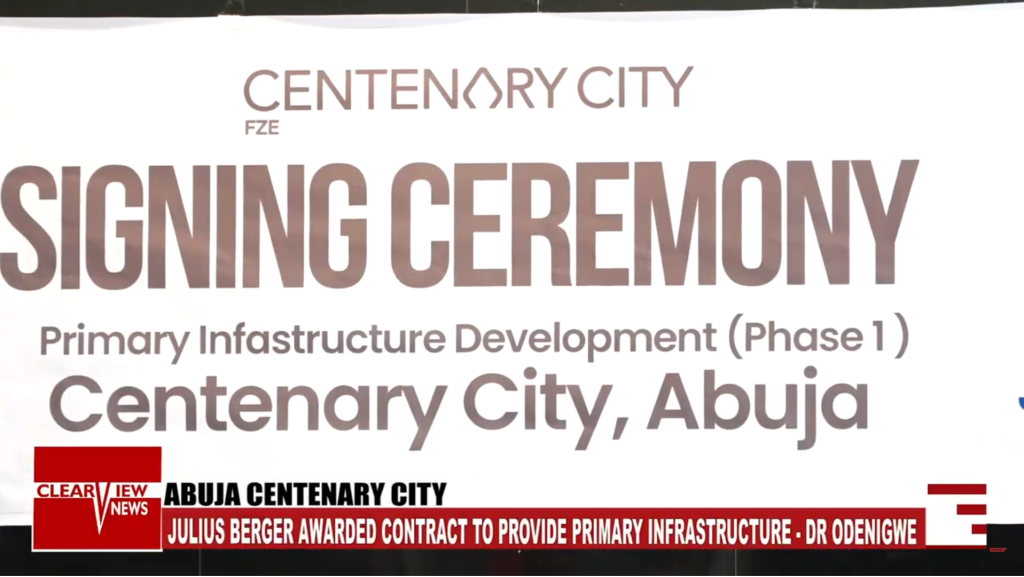 Centenary City & Julius Berger Primary Infrastructure Development